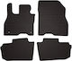 Rubber Car Mats Nissan Leaf Ii Hatchback 2017 Black Fitted
