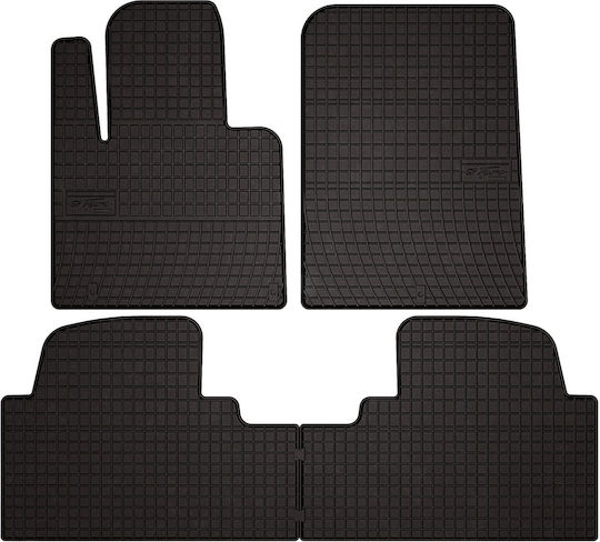 Rubber Car Mats Kia Sorento Iii Suv 2015-2020 Black Fitted