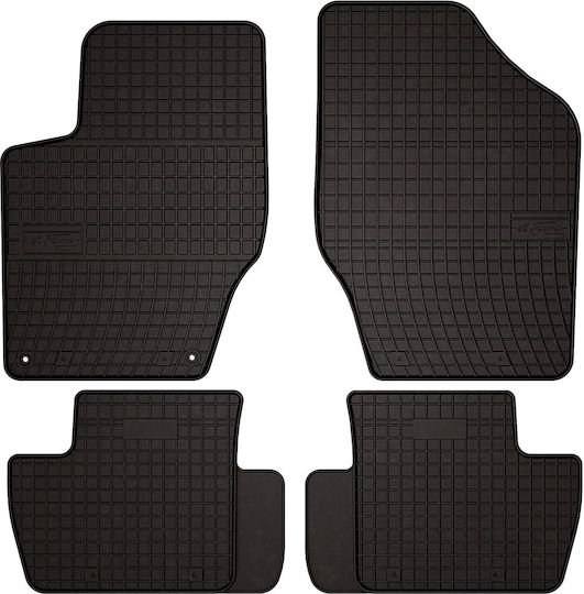 Rubber Car Mats Citroen C4 Ii Hatchback Estate 2010-2018 Black Fitted