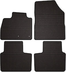 Rubber Car Mats Renault Scenic Iv Minivan 2016-2022 Black Fitted Rubber Car Mats Renault Scenic Iv Minivan 2016-2022 Black Fitted