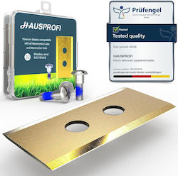 Lame de schimb Hausprofi pentru robotul de tuns iarba Mammotion Luba Yuka Set 32 de piese Ultra-rezistente din titan Compatibile cu Luba 1/2 Awd Luba Mini Yuka Mini Grosime de 1 mm Durată de viață extinsă cu până la 60%