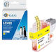 G&G Compatible Inkjet Printer Ink Brother Brother LC422Y 550 Pages Yellow 1 Piece
