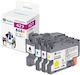 G&G Compatible Inkjet Printer Cartridges Pack Brother Brother LC-427BK / LC-427C / LC-427M / LC-427Y Black 1 Piece