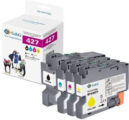 G&G Compatible Inkjet Printer Cartridges Pack Brother Brother LC-427BK / LC-427C / LC-427M / LC-427Y Black 1 Piece