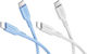 Goobay Кабел USB-C мъжки - USB-C 60W Син 1.5m 8...