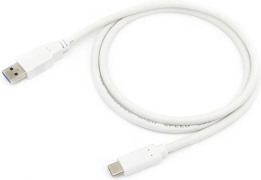 Equip USB 3.0 Кабел USB-C Мъжки - USB-A Бял 0.5м 128366