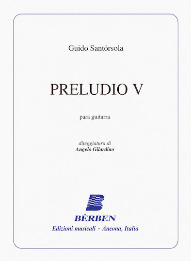 Santorsola Preludio V Para Guitarra