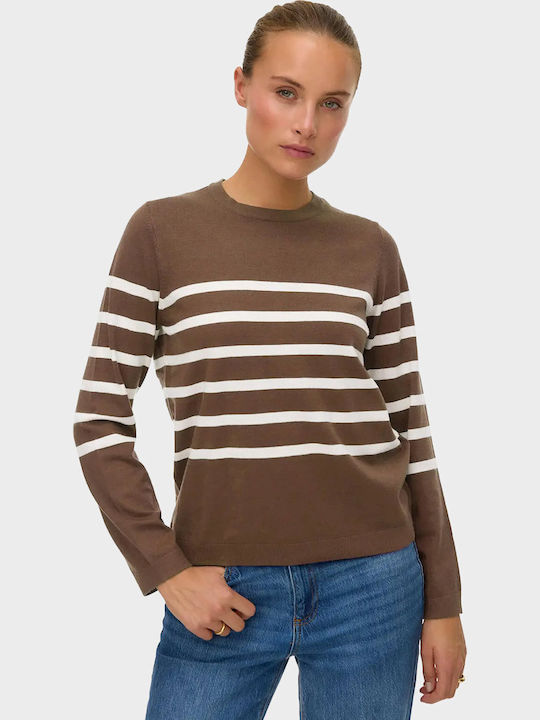 Vero Moda Saba Дамски Пуловер Кафяв