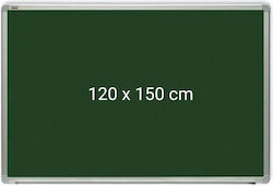 Tablă Magnetică cu Ramă din Aluminiu 120 x 150 cm cu Cretă Optima