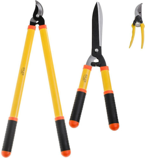 Adler Ad 6808 Garten-Bypass-Astscheren Langgriff Astschere Heckenschere Orange Schwarz