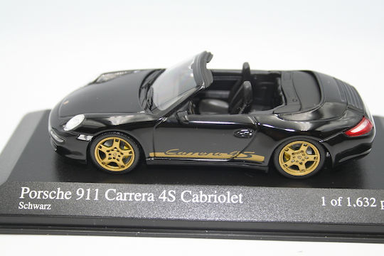1/43 Porsche 911 997 Carrera 4s Cabriolet 2006 Black