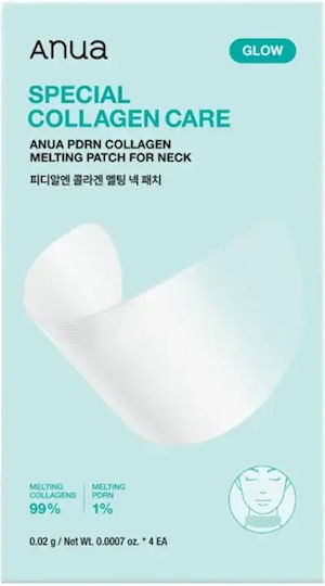 Anua PDRN Collagen Melting Neck Mask 4 Pieces