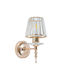 Artekko Wall Lamp with E14 Rose Gold 20x20x27cm