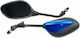 Set Motorcycle Mirrors Blue 2pcs