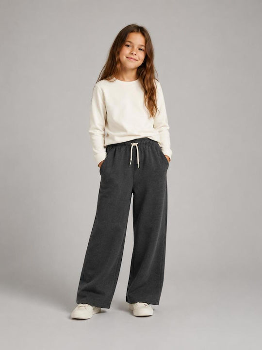 Pantaloni De Trening Pentru Copii Cu Jachetă Cu Bluză Gri Închis