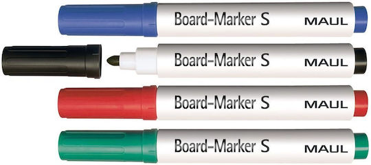 Maul Marker für Vorstand Blau 4mm Set 4 Stück