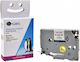 G&G Label Maker Tape 8m x 6mm in Black Colour Compatible with Brother TZe/TZ