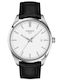 Tissot Pr 100 Ανδρικό Ρολόι 40mm Μπαταρίας με Μαύρο Δερμάτινο Λουράκι