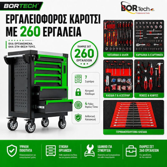 Bortech Метален инструментален шкаф