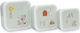 Interbaby Plastic Kids Dinner Set Green
