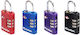 Master Lock Steel Padlock Combination with TSA Certification 30mm Purple
