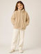 Παιδικό Casual Μπουφάν Κοντό Beige