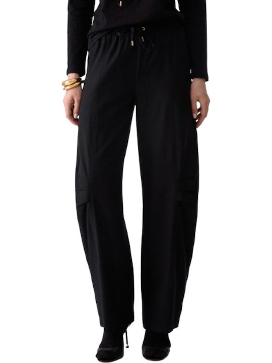 Liu Jo Lungo Women's Fabric Trousers Black TF6268T700A 22222
