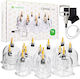 Ventuze Plastice Set 14 Bucăți Mâner de Aspirație Habys