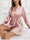 Intimonna Sommer Damen Schlafanzug Rosa