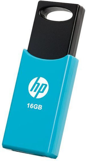 HP V212w 16GB USB 2.0 USB флашка Черен