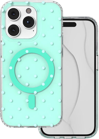 Калъф Bubble Dots Mag За iPhone 14 Pro 6 1 Зелен