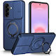 Sliding Cover Hard Case Ring Blue Samsung Galaxy A27 5G