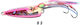 Hayabusa Kick Bottom Fs422 Artificial Bait Speed Slider Fluorescent 120g 9 Glow Pink