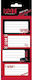 CHartini Poli Notebook Etiketten 4 Stück