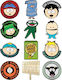 South Park Mystery Pin Badges Display 12