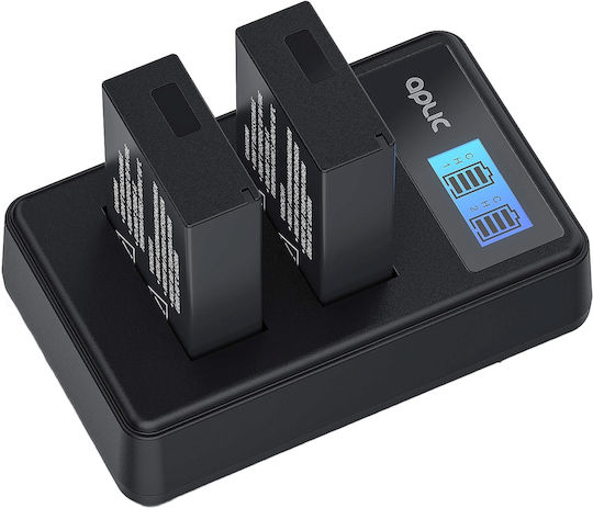 Set 2 Lp-e17 1100 Mah Baterii Încărcător Dublu Cu Afișaj Lcd Canon Eos Rp M3 M5 M6 Eos 77d 200d 250d 750d 760d 800d 80000d Rebel T6i T6s T7i Sl2 Kiss X8i X9