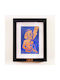 Inspiral Tree Gemälde Kupfer Gott Zeus Rahmen 17.5 × 22.5 cm
