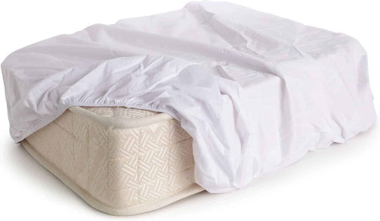Dunlopillo Waterproof Single Mattress Protector with Elastic Straps 90x200cm Dunlopillo Waterproof Single Mattress Protector with Elastic Straps 90x200cm