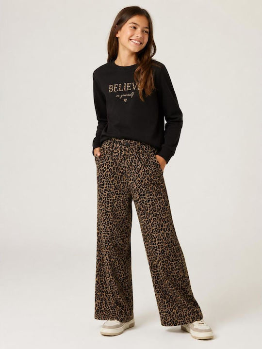 Kids Fabric Trousers Beige