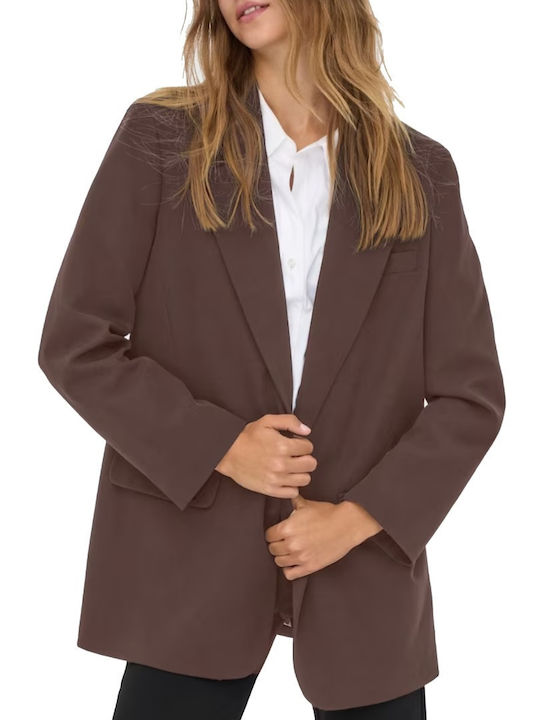 Only Lana Damen Blazer Schokolade