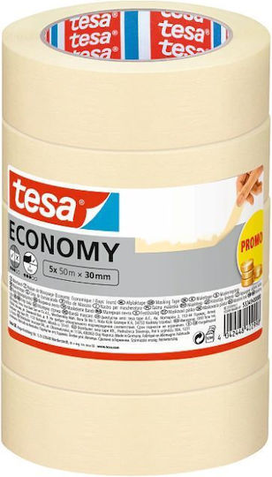 Tesa Malerband Economy Promo 5x 50 M X 30 Mm Σετ