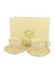 Set Of White Porcelain Espresso Cups 150ml 2 Pieces