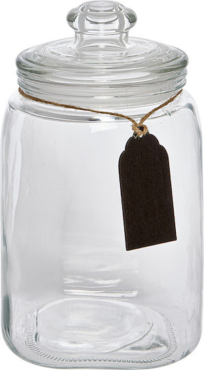 5Five Jar for Sugar Coffee Cereals with Lid Glass Transparent 2800ml