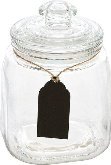 5Five Jar for Sugar Coffee Cereals with Lid Glass Transparent 1200ml