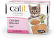 Catit Wet Cat Food for Junior Cats with Chicken, Liver and Meat Grain Free & Gluten Free 90gr