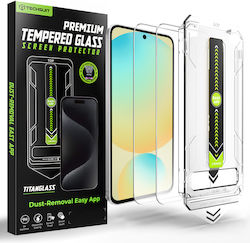 Techsuit Fingerprint Unlock Compatible Titanglass Crystalhd 2 Pack Samsung Galaxy S24 Fe A56 5g Clear Techsuit Fingerprint Unlock Compatible Titanglass Crystalhd 2 Pack Samsung Galaxy S24 Fe A56 5g Clear