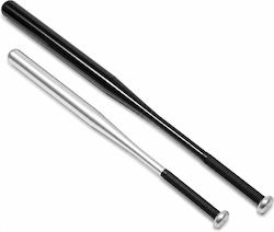 Set Two Depox Aluminum Baseball Bats 63 Cm/80 Cm Silver Black