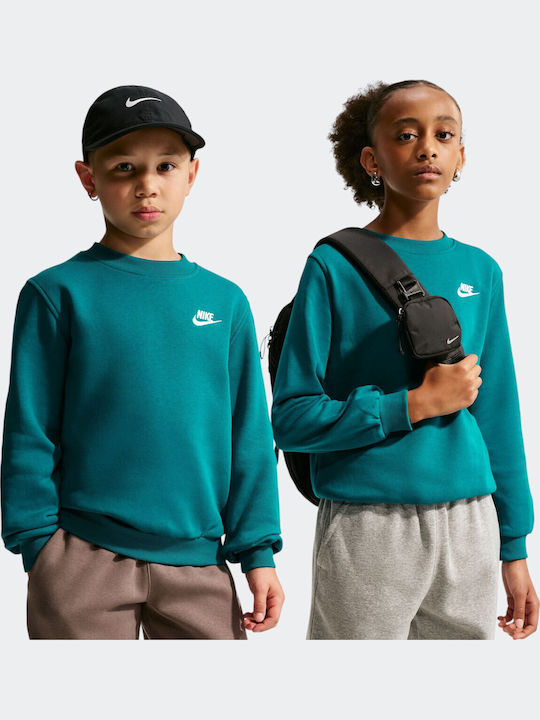 Nike Fleece Детско суичър Green Sportswear Club