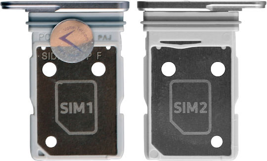 Samsung S26 Ultra 5g S948 Dual Sim Card Holder Silver Gh98-50690f Original Service Pack