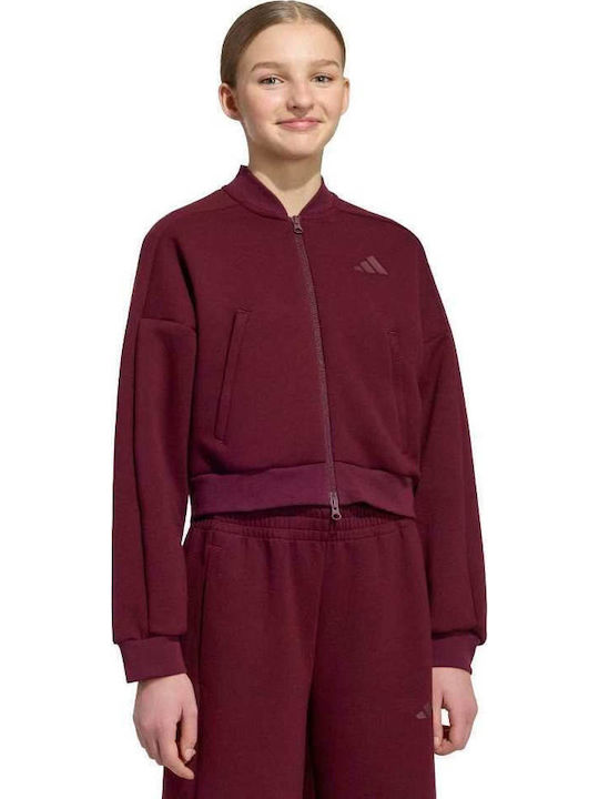 Kids Sweatshirt Cardigan Maroon 3s 3s